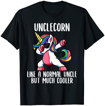 Mens unicorn uncle girl birthday party apparel unclecorn cute t shirt men