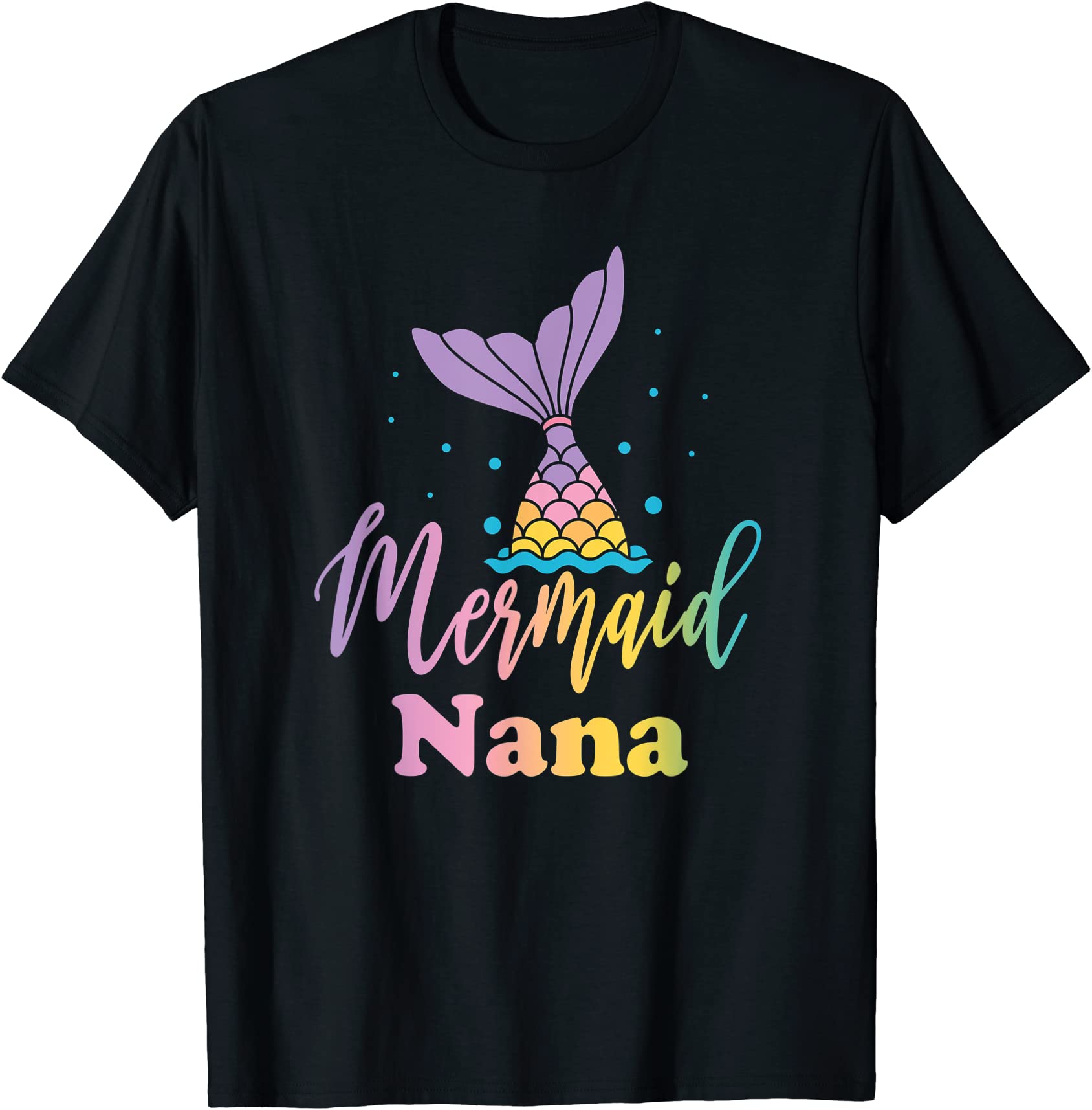 mermaid nana birthday party girls gifts t shirt men - Buy t-shirt designs