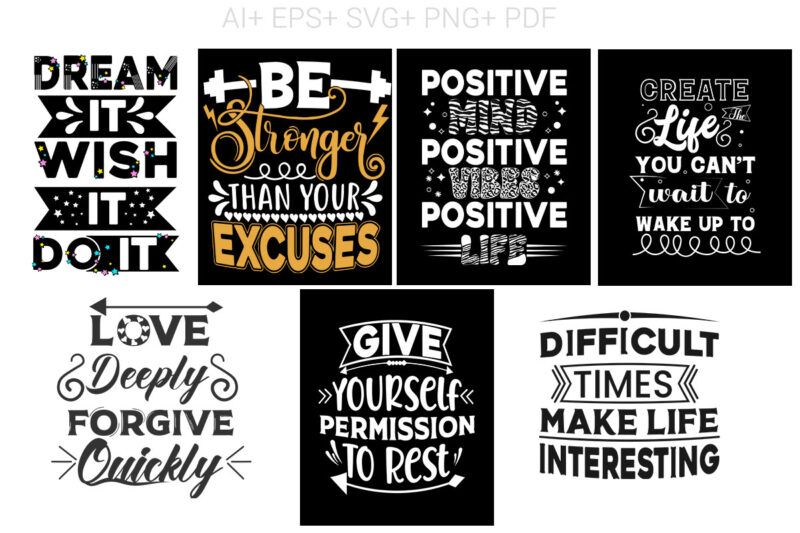 Inspirational & Motivational Quotes Bundle