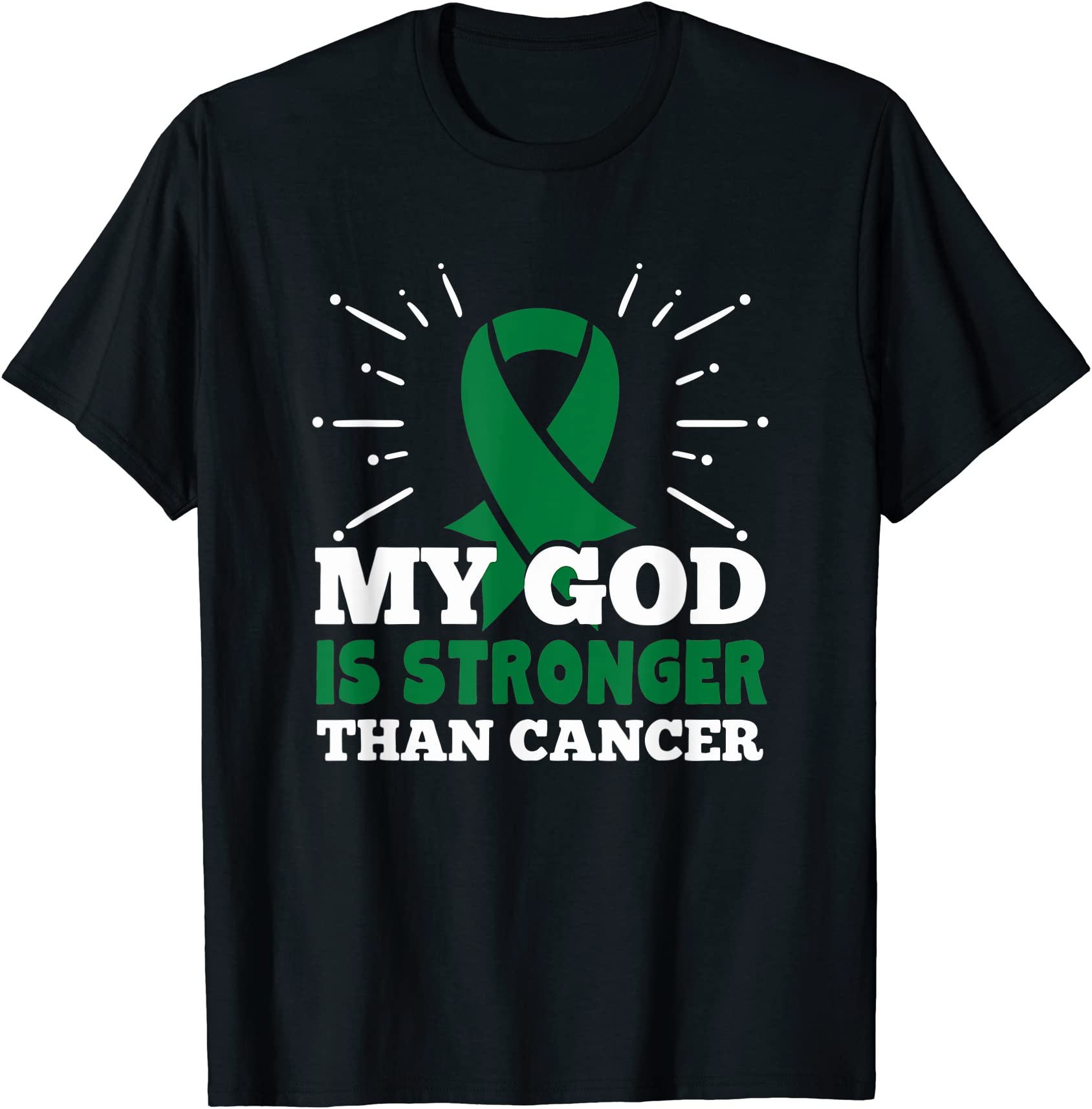 my god is stronger than liver cancer faith awareness gift t shirt men ...