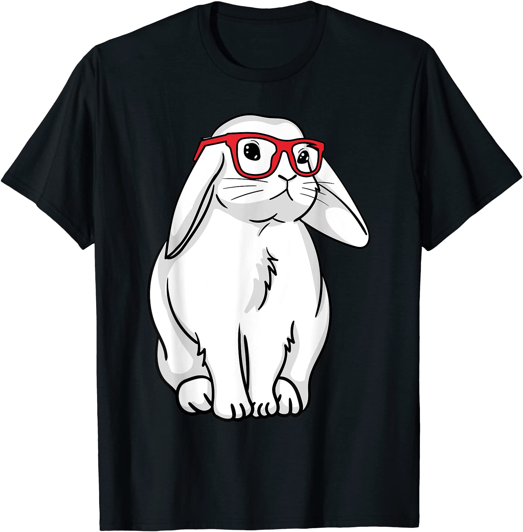 nerd bunny rabbit eyeglasses t shirt men - Buy t-shirt designs