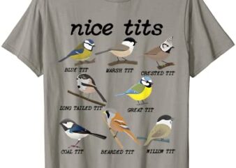 nice tits funny bird watching funny tit birds birdwatcher t shirt men