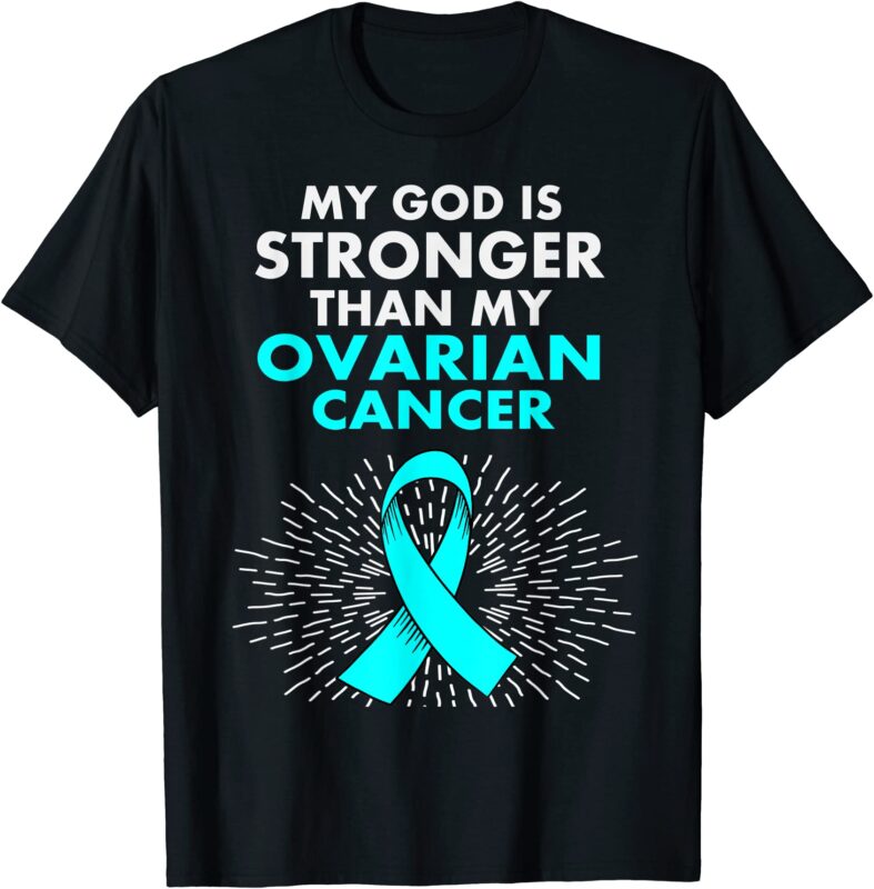 ovarian cancer awareness survivor teal ribbon men women gift t shirt ...
