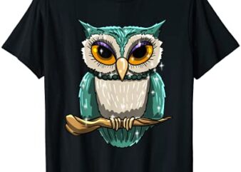 owl branch cute night hooting animal bird lover gift t shirt men