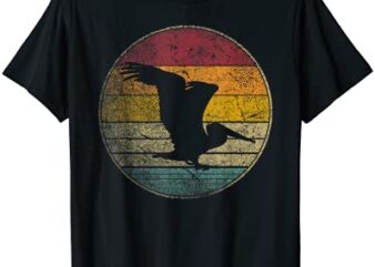 pelican bird shirt sun retro vintage 80s gift beach tropical t shirt men