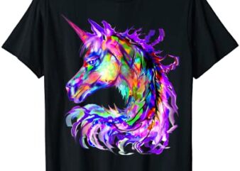 purple unicorn gift colorful psychedelic kawaii trippy alt t shirt men