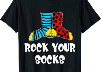 rock your socks world down syndrome awareness t shirt men