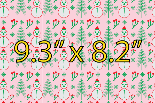 Christmas Vector Tumbler Design Wrap
