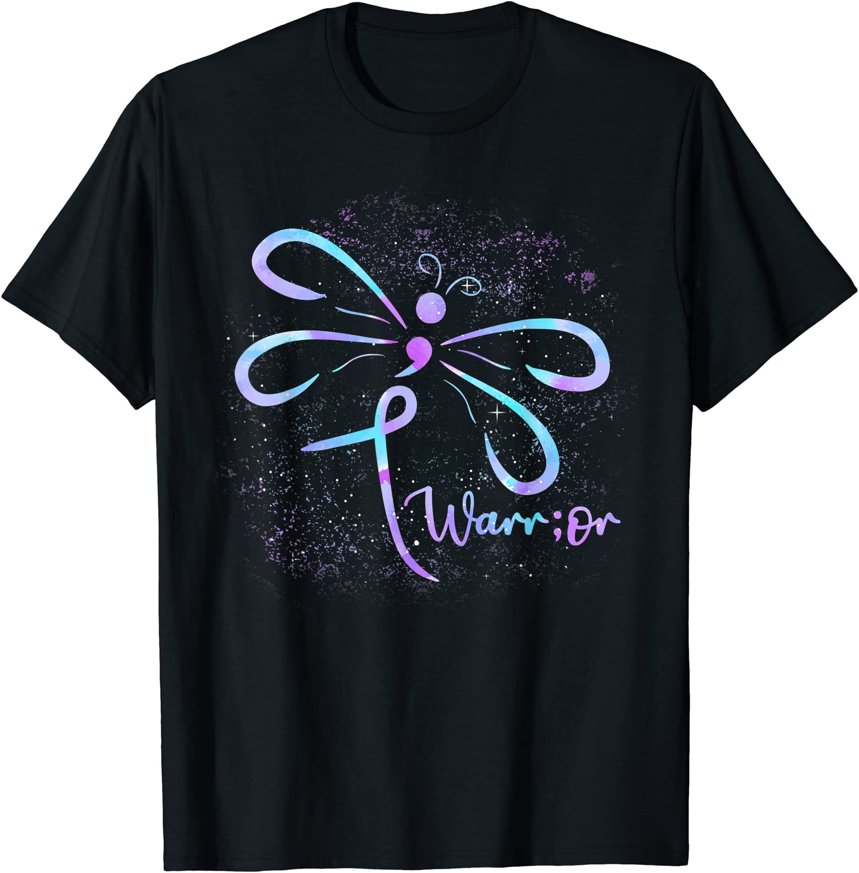 suicide prevention awareness dragonfly semicolon t shirt men - Buy t ...