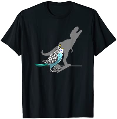 t rex budgerigar shadow budgie parakeet pet bird lover gift t shirt men