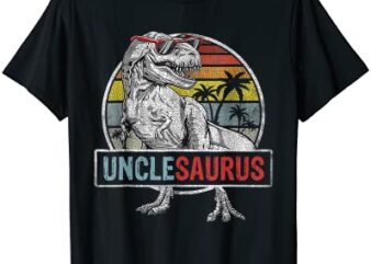 unclesaurus funny t rex dinosaur uncle saurus family t shirt men