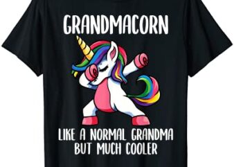 unicorn grandma girl birthday party apparel grandmacorn cute t shirt men