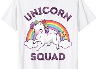 unicorn squad t shirt girls kids rainbow unicorns queen gift t shirt men