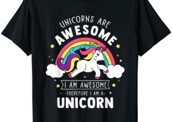 unicorns are awesome i39m a unicorn funny rainbow gift t shirt men
