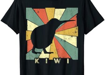 vintage kiwi bird lover retro style animal t shirt men