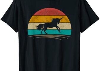 vintage unicorn retro distressed unicorn lover men women kid t shirt men