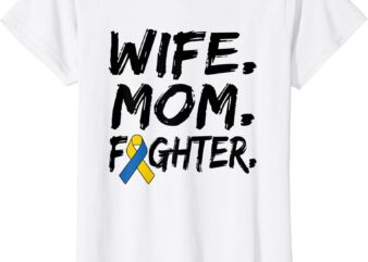 womens wife mom fighter down syndrome awareness t shirt women