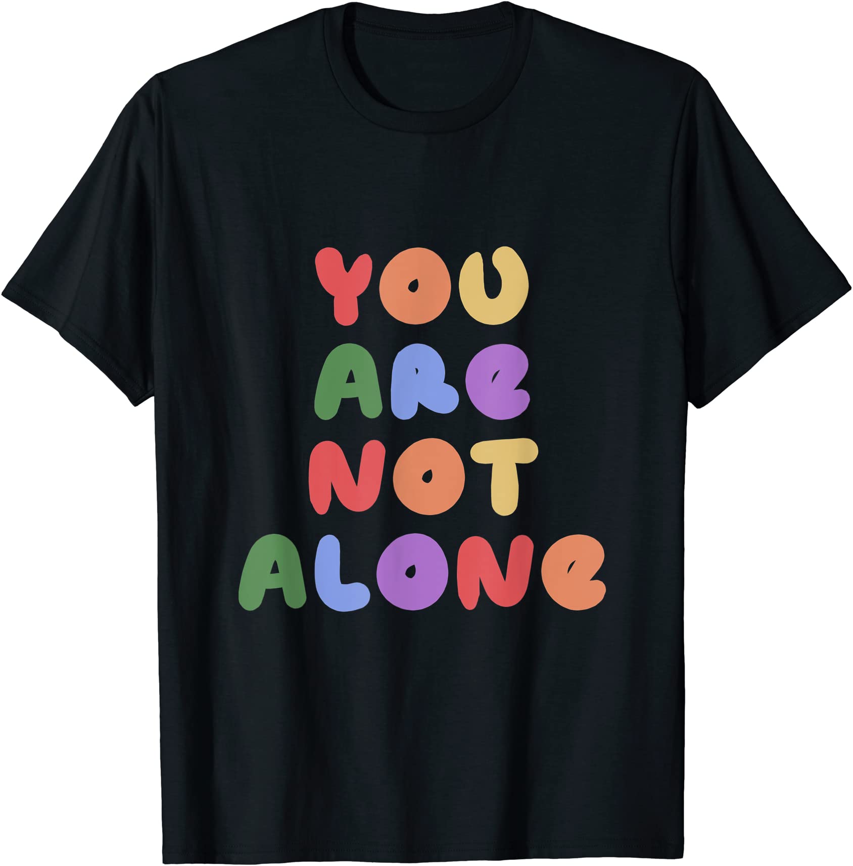 you are not alone mental health awareness suicide prevention t shirt ...