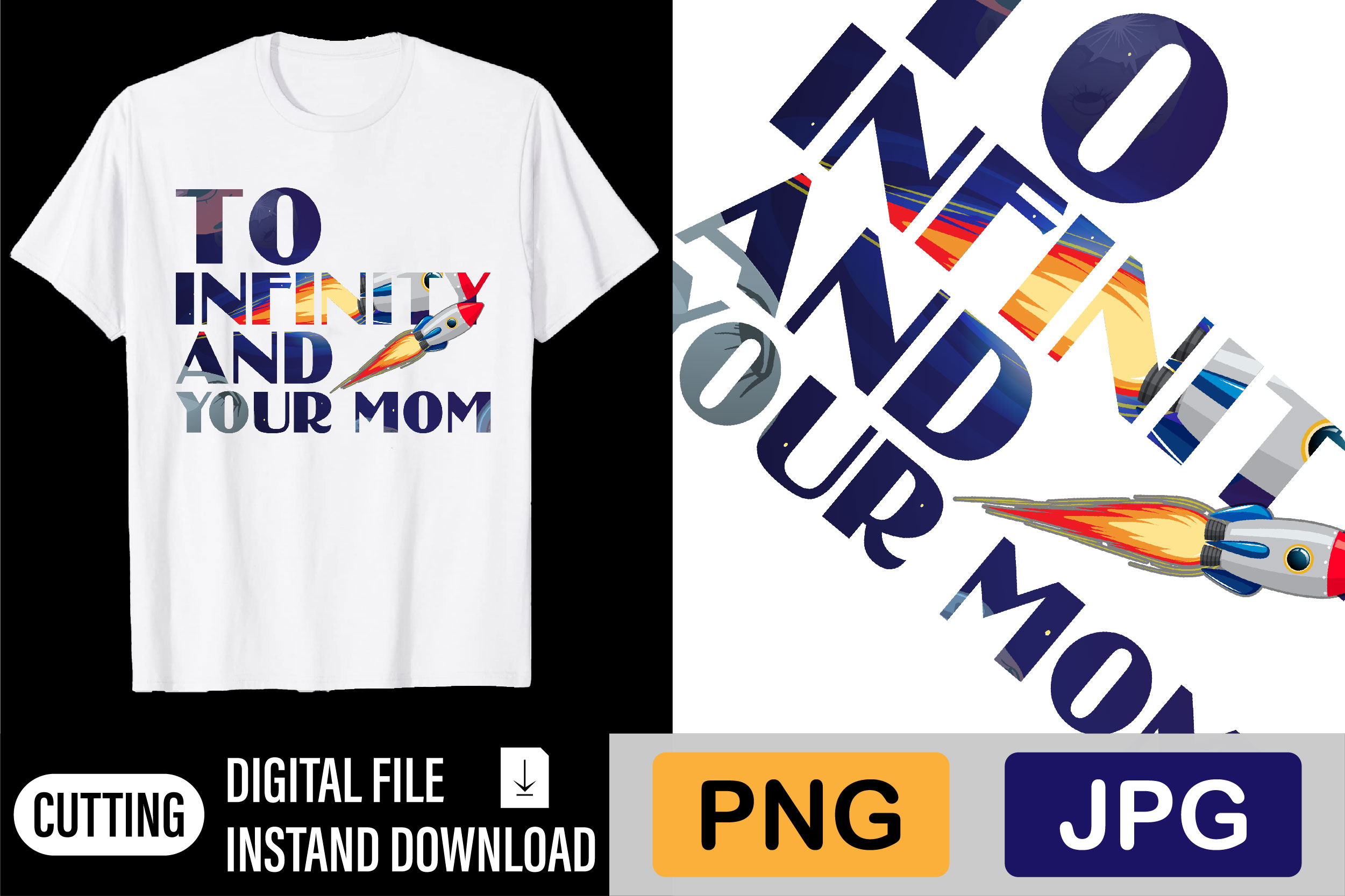 to infinity and your mom shirt