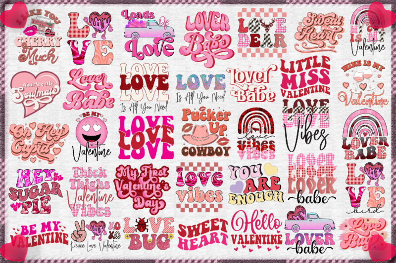 Big Valentine’s Day Sublimation Bundle/160+Designs