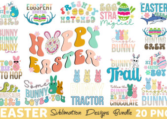 Easter Sublimation PNG Designs Bundle