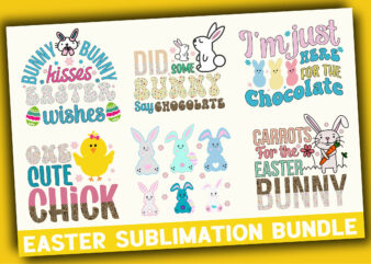 Easter Sublimation PNG Designs Bundle