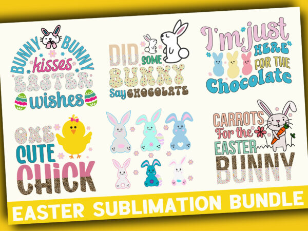 Easter Sublimation PNG Designs Bundle