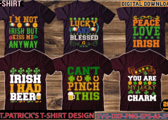 Happy St.patrick’s T-Shirt Design Bundle