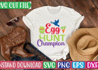 Egg Hunt Champion SVG Cut File