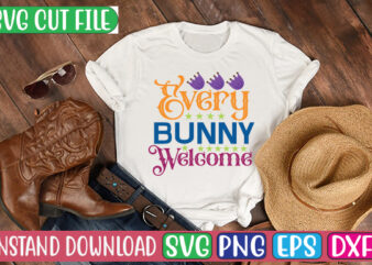 Every Bunny Welcome SVG Cut File