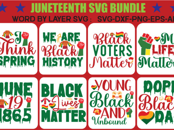 Juneteenth svg bundle vector clipart