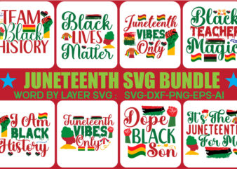 Juneteenth svg bundle