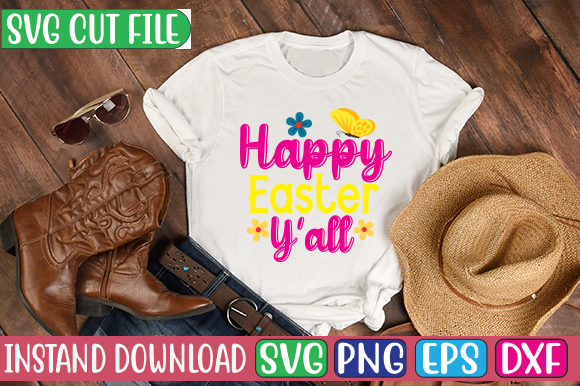 Happy easter y’all graphic t shirt