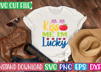 Kiss Me I’m Lucky SVG Cut File