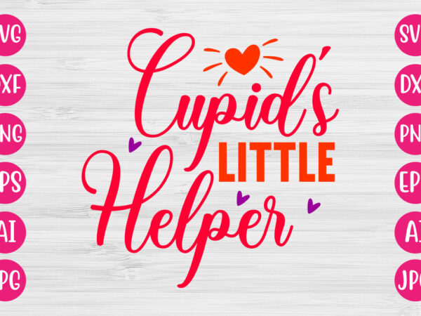 Cupid’s little helper tshirt design