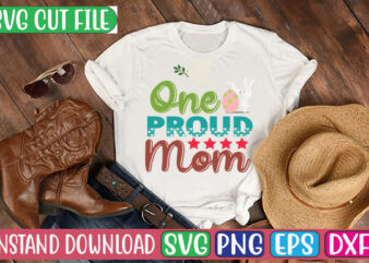 One Proud Mom t shirt design online