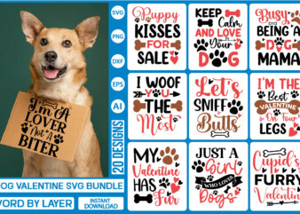 Dog Valentine Bundle Dog Valentine bundle, Dog valentine clipart, pet valentine,Dog Valentine svg, Valentine Dog Bundle, Dog Lover svg, Dog Mama svg, Dog Bandana svg, Dog Quote svg, Funny Dog