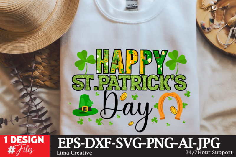 St.patrick's Day Sublimation T-shirt Design Bundle,.studio files, 100 patrick day vector t-shirt designs bundle, Baby Mardi Gras number design SVG, buy patrick day t-shirt designs for commercial use, canva t