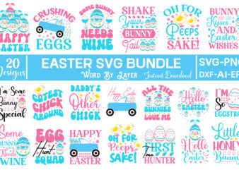 Easter T-Shirt Design Bundle Happy Easter SVG Bundle, Easter SVG, Easter quotes, Easter Bunny svg, Easter Egg svg, Easter png, Spring svg, Cut Files for Cricut,Easter SVG Bundle, Happy Easter svg, Easter Bunny svg, Spring svg, Easter quotes, Bunny Face SVG, Svg files for Cricut, Cut Files for Cricut,Easter Bundle SVG PNG, Easter Farmhouse Svg Bundle, Happy Easter Svg, Easter Svg, Easter Farmhouse Decor, Hello Spring Svg, Cottontail Svg,Easter SVG Bundle, Easter SVG, Happy Easter SVG, Easter Bunny svg, Retro Easter Designs svg, Easter for Kids, Cut File Cricut, Silhouette,Easter SVG Bundle, Easter Svg, Bunny Svg, Spring Svg, Easter Designs, Happy Easter Svg, Easter Quotes Saying, Retro Easter Cut Files Cricut,Easter SVG Bundle, Happy Easter SVG, Easter Bunny SVG, Easter Hunting Squad svg, Easter Shirts, Easter for Kids, Cut File Cricut, Silhouette,Happy Easter SVG Bundle, Easter SVG Design,Easter Bundle Svg, Easter Svg Bundle, Cute Bunny Svg, Girl Easter Chicks Shirt, Easter Llama Svg File for Cricut & Silhouette, Png,Happy Easter SVG, PNG, DFX, eps, pdf Cut outs and Clipart, Easter Holiday Cricut,