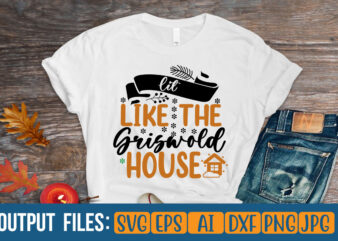 Lit Like the Griswold House Vector t-shirt design