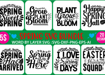 Spring SVG Bundle