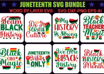 Juneteenth Svg bundle