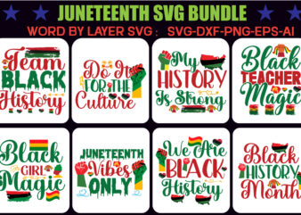 Juneteenth Svg bundle vector clipart