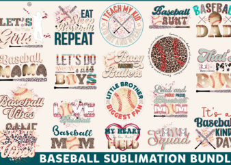 Baseball Sublimation Bundle