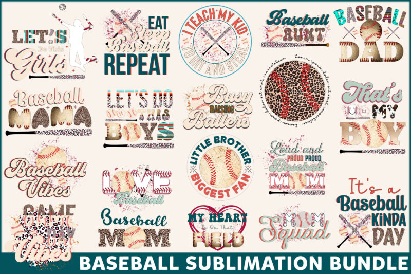 Baseball Sublimation Bundle