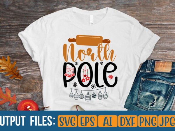 North pole vector t-shirt design