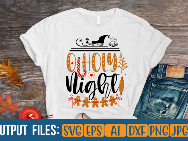 O holy night vector t-shirt design