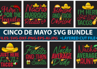 Cinco De Mayo Svg Bundle t shirt vector file