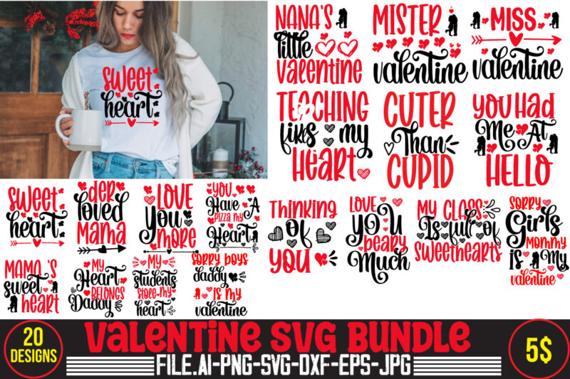 Valentine's SVG Bundle,sublimation design, sublimation printing, dye sublimation, dye sublimation printer, sublimation printer for shirts, sublimation tumbler designs, dye sub, sublimation t shirt printing, full sublimation, etsy sublimation designs, sublimation