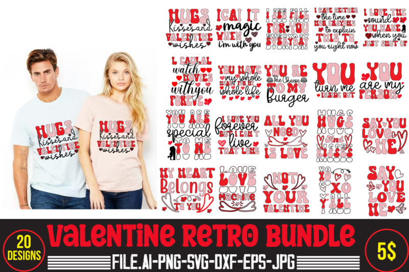 Valentine Retro Bundle ,Valentines Day SVG files for Cricut - Valentine Svg Bundle -sublimation design, sublimation printing, dye sublimation, dye sublimation printer, sublimation printer for shirts, sublimation tumbler designs, dye